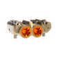 SUPERMOTO TWIN DISCS BRAKE CALIPERS // NATURAL